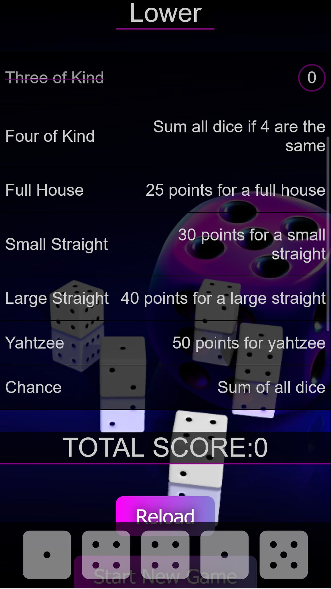 Yahtzee: Classic Dice Game